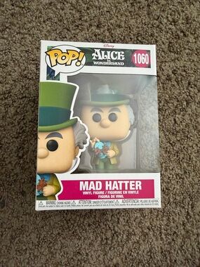 Funko Mad Hatter Vinyl Figure - Green Hat, Tan Coat